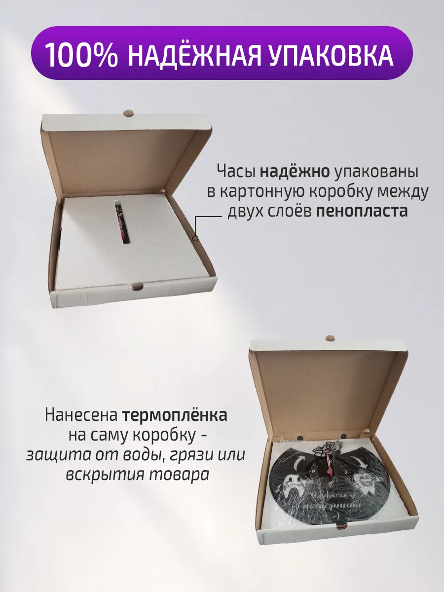 Настенные часы Мотоцикл, Подарок байкеру — фото 4