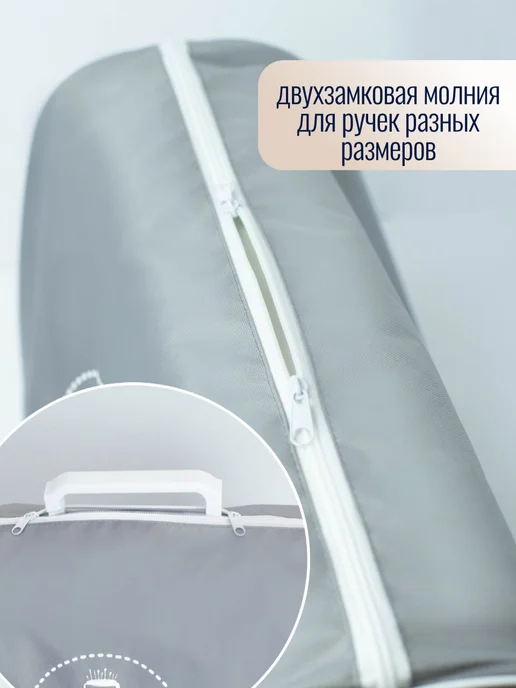 Чехол для швейной машинки janome, серый, фото 5