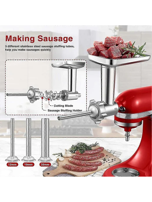 Насадка KitchenAid для измельчения мяса, вариант, фото 2