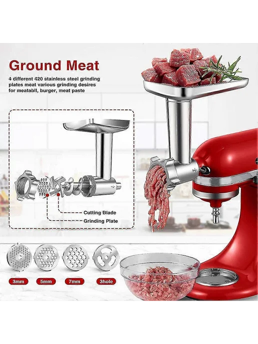 Насадка KitchenAid для измельчения мяса, вариант, фото 5