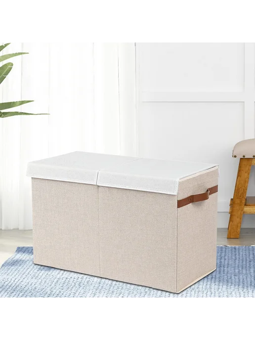 Коробка для игрушек серого цвета Р as described Цв Beige, серый, фото 4