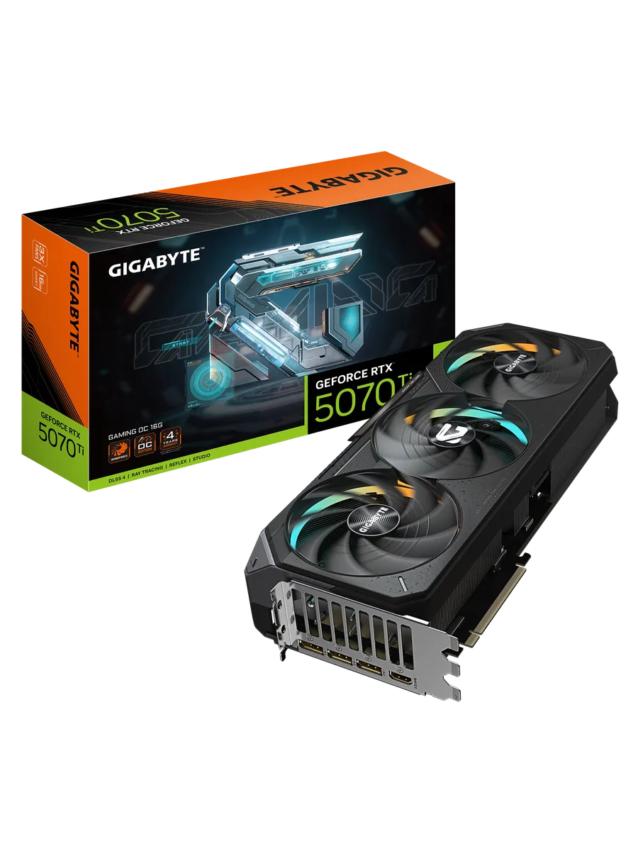 Видеокарта RTX 5070 Ti GAMING OC 16G Gigabyte 363088699 купить за 195 399 ₽ в интернет‑магазине Wildberries