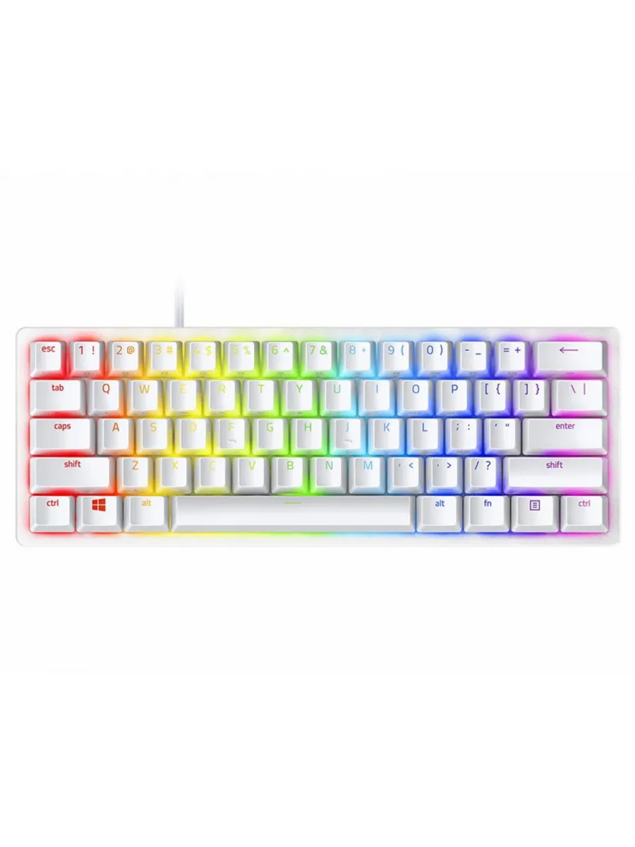 Razer Клавиатура Huntsman Mini Mercury Edition Red Switch
