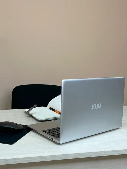 KUU Ноутбук для работы и учебы Sbook 15.6", серый, фото 2