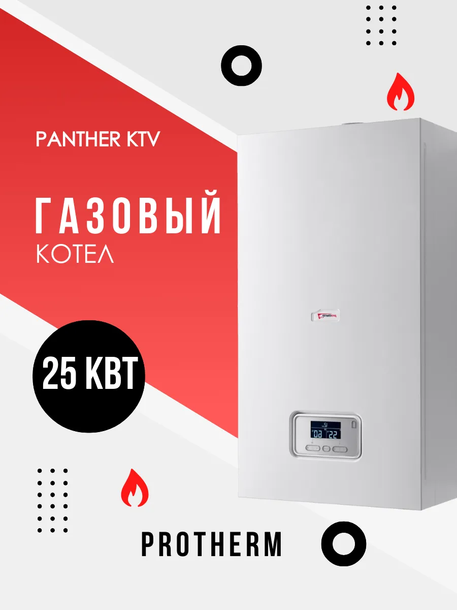 Газовый котел Panther 25 KTV двухконтурный