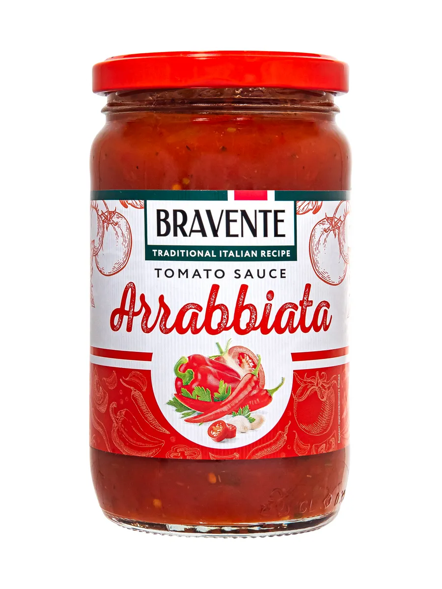 Соус ARRABBIATA томатный с перцем, 360 г