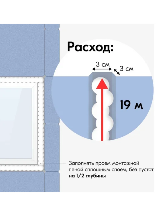 Пена монтажная бытовая всесезонная KUDO HOME 30+, 1 л, фото 5