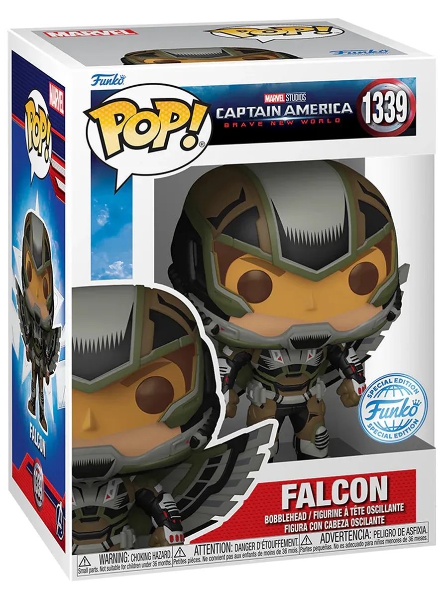 Фигурка Funko POP! Bobble Marvel Captain America BNW Falcon