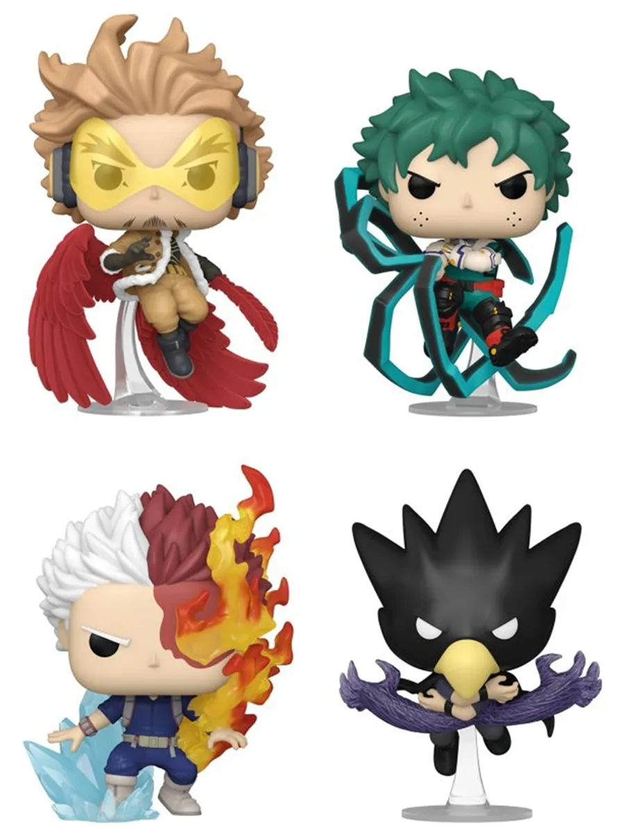Фигурка аниме POP! MHA Hawks/Izuku/Shoto/Fumikage (FL) 4PK