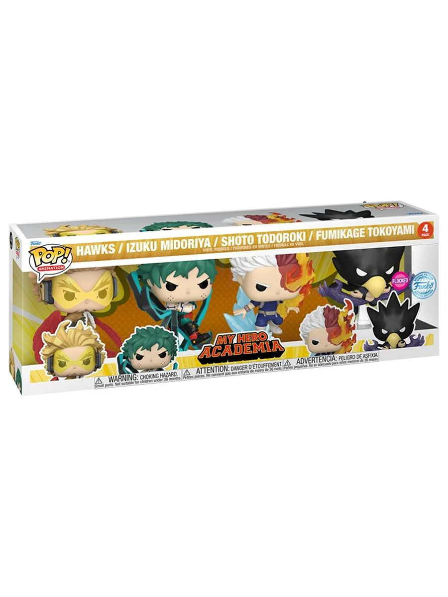 Фигурка аниме POP! MHA Hawks/Izuku/Shoto/Fumikage (FL) 4PK