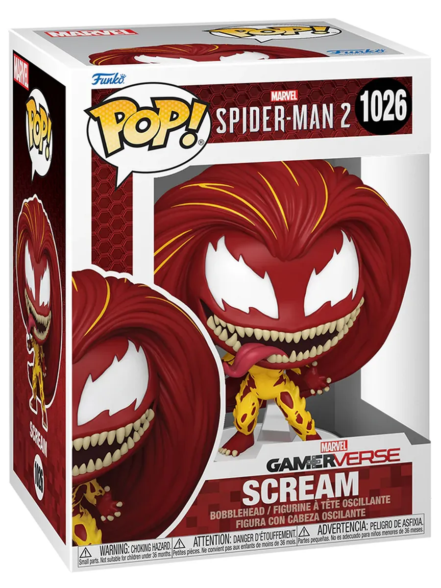 Фигурка Funko POP! Bobble Marvel Games Spider-Man 2 Scream