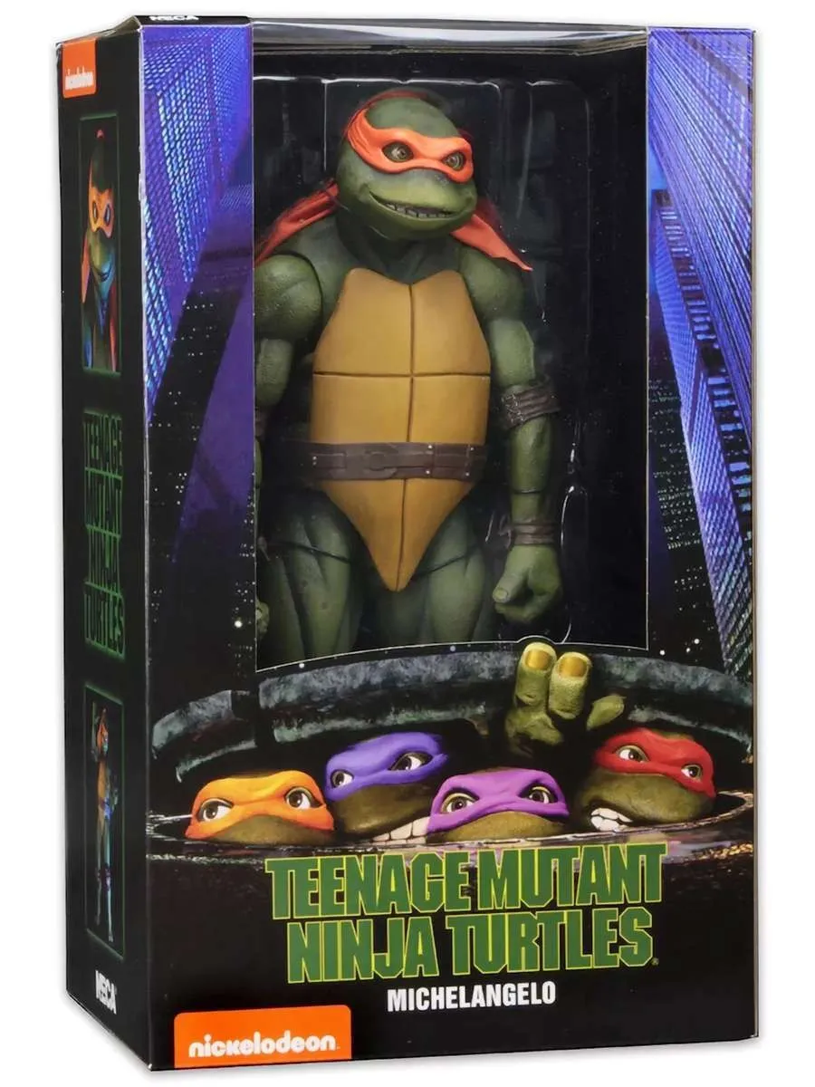 Фигурка Черепашки-ниндзя 1990 Movie Michelangelo 42см