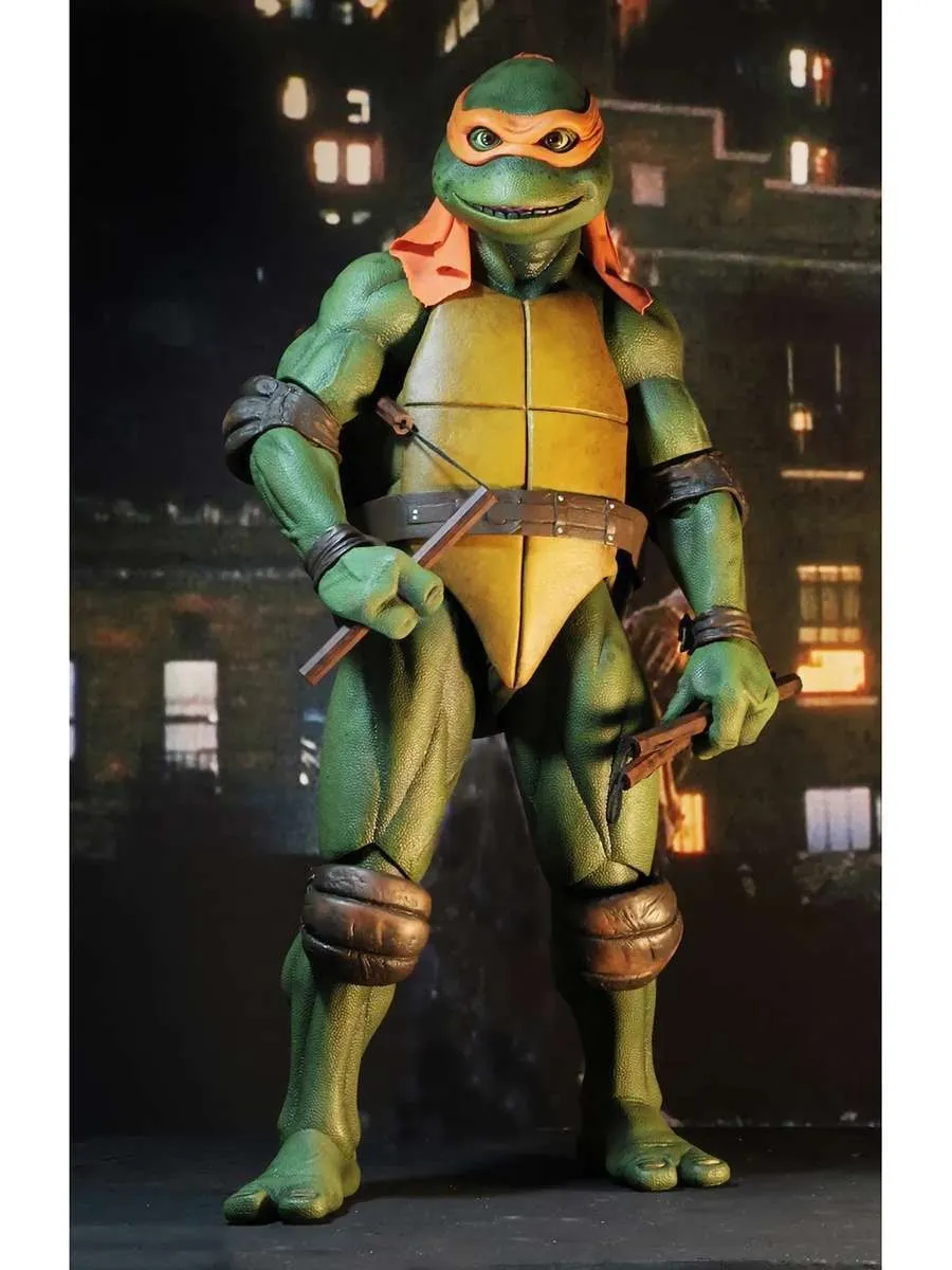 Фигурка Черепашки-ниндзя 1990 Movie Michelangelo 42см
