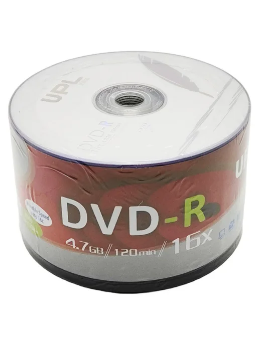 UPL Диск DVD-R 50 штук в плёнке, 4.7GB, 16x, 4,7 ГБ, фото 4