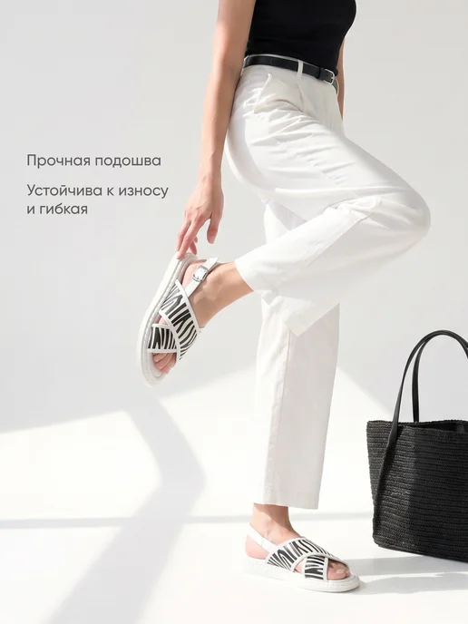 DINO RICCI Сандалии летние из натуральной кожи, белый, фото 5