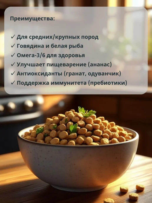 Сухой корм BLITZ Holistic для собак, 12 кг, фото 3