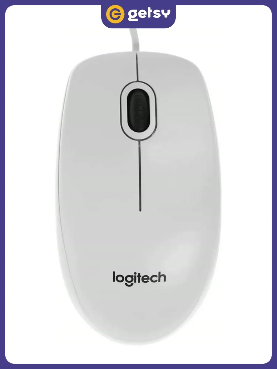 LOGITECH Мышь B100 White (910-003360)