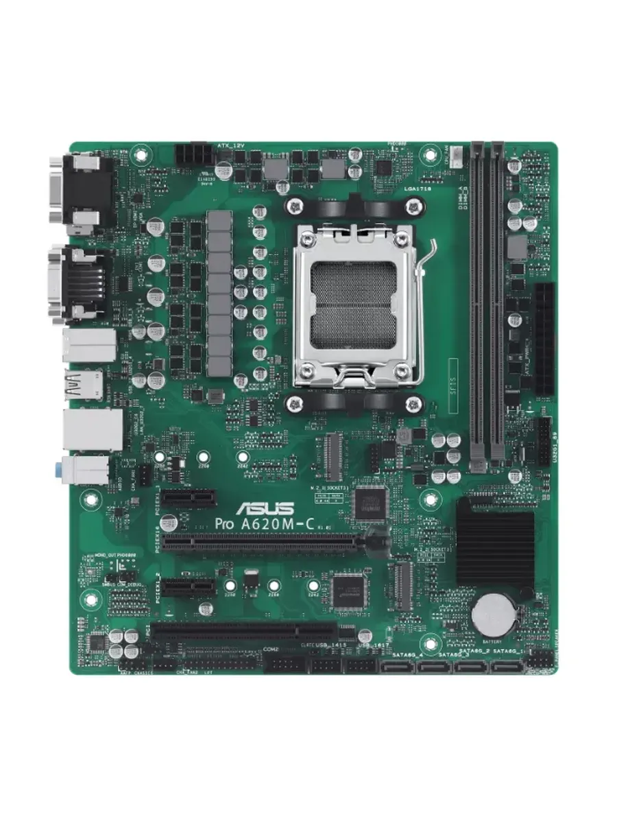 Материнская плата PRO A620M-C-CSM Asus 363357031 купить за 13 833 ₽ в интернет‑магазине Wildberries