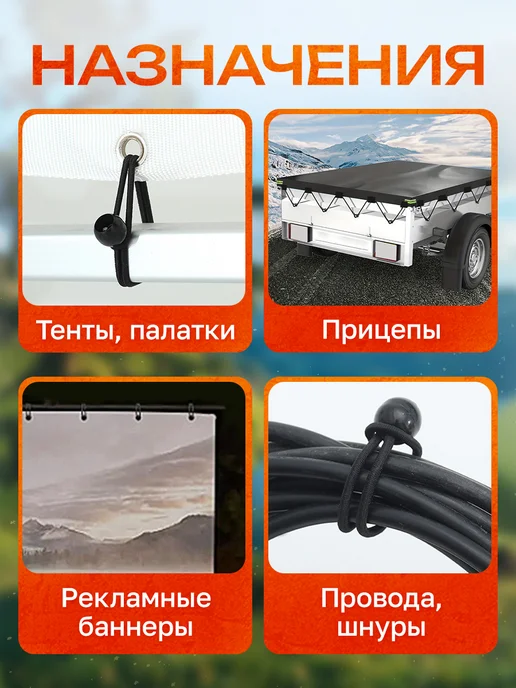 PRIMETEX Тент укрывной 3х6 туристический полог навес для сена, 20 шт, фото 2