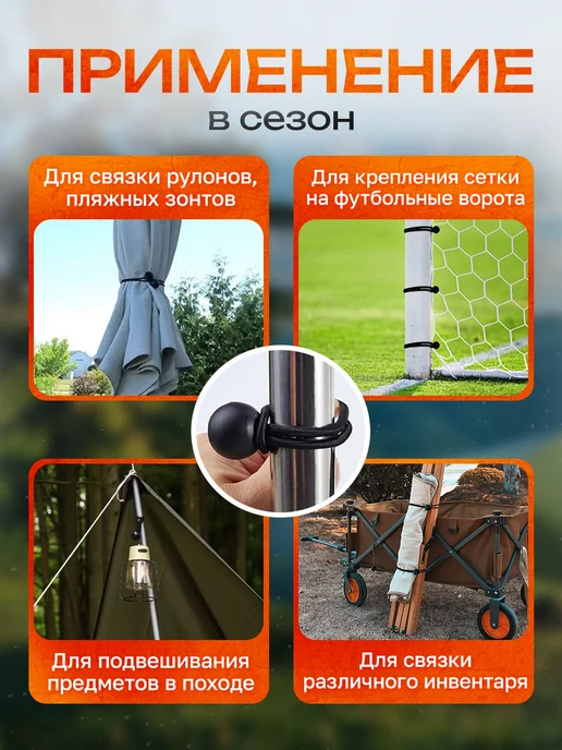 PRIMETEX Тент укрывной 3х6 туристический полог навес для сена, 20 шт, фото 3