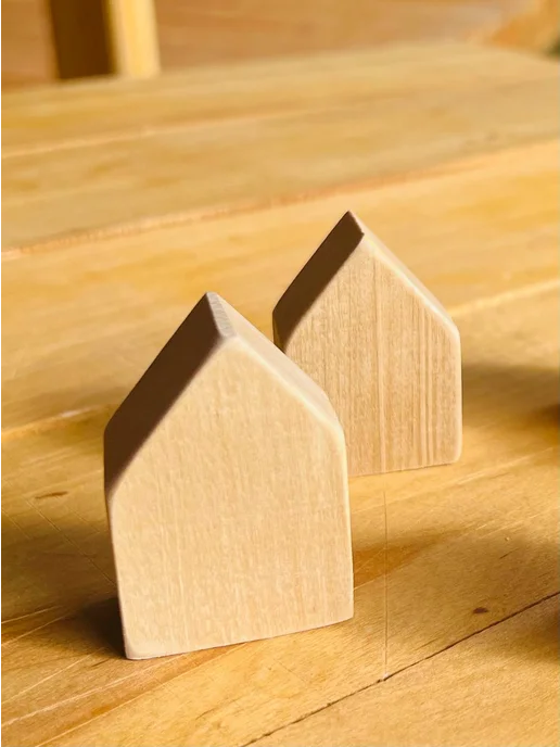 wood-workshop21 Мини домики деревянные для декора 3 шт, 3 шт, фото 5