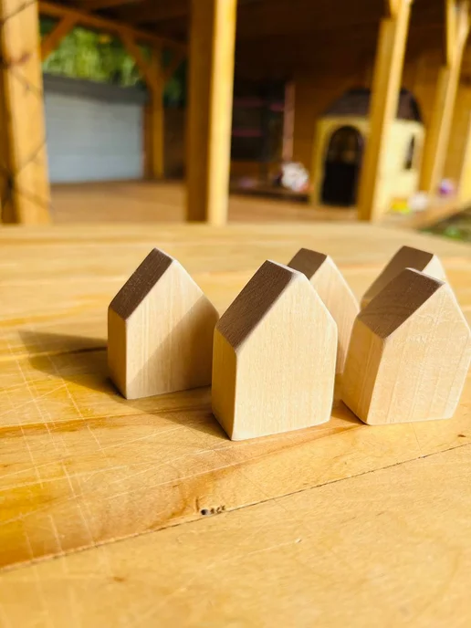 wood-workshop21 Мини домики деревянные для декора 3 шт, 3 шт, фото 6