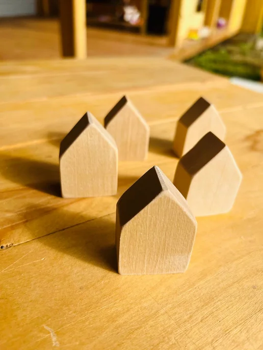 wood-workshop21 Мини домики деревянные для декора 3 шт, 3 шт, фото 7