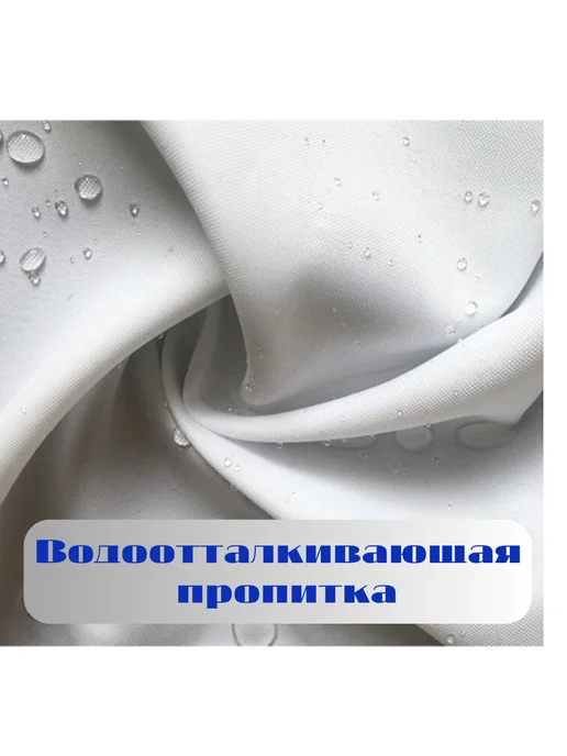 Штора в ванную, морская тема, 180х180, синяя, 180x180, фото 8