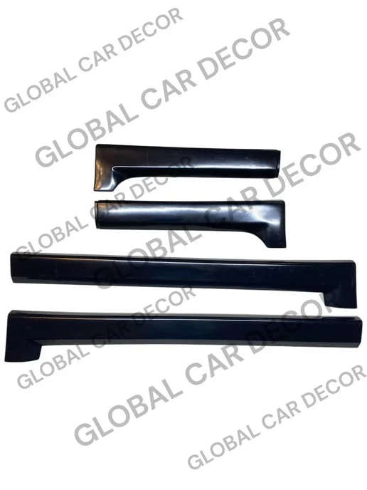 Накладки на пороги Chevrolet Aveo T 250, ABS пластик, 4 шт, фото 3