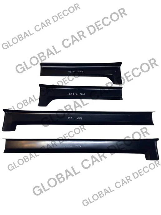 Накладки на пороги Chevrolet Aveo T 250, ABS пластик, 4 шт, фото 6