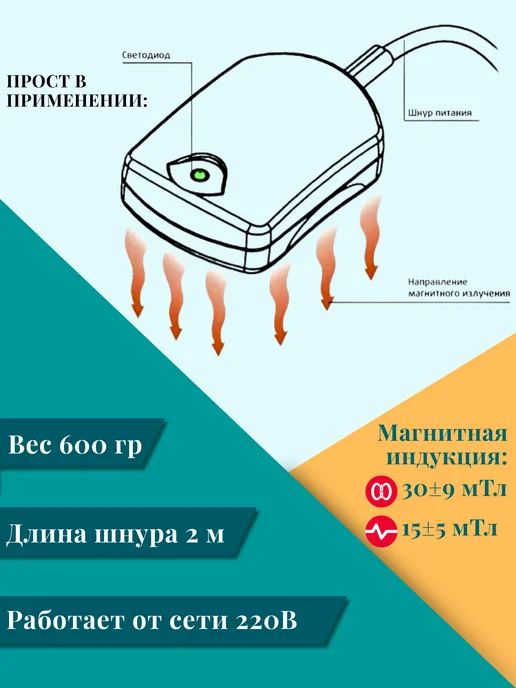 БЕЛВАР Аппарат магнитотерапии АМТ-11 для лечения и физиотерапии, вариант, фото 5