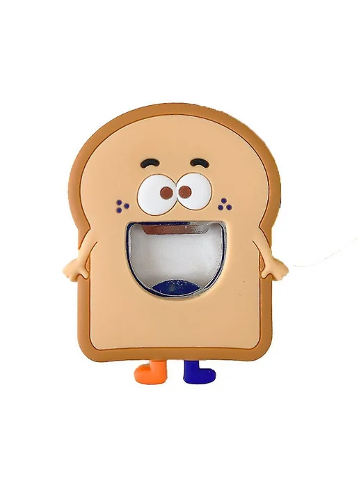 Креативный магнит-открывашка для пива Цв toast, вариант