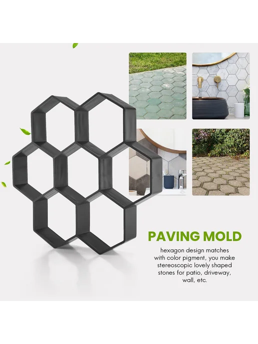 Шаблон для бетонных плиток сада, вариант, фото 3