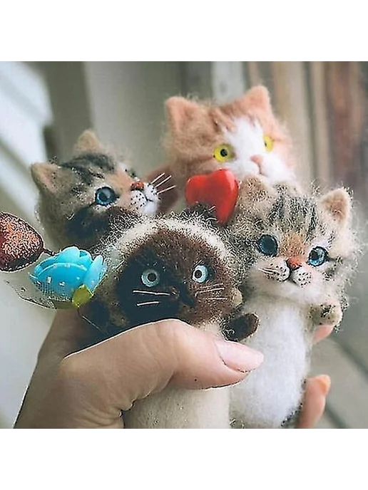 Набор для вышивки кота 3D 40см Р F, вариант, фото 3
