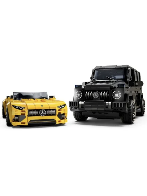 LEGO Конструктор Speed Champions Mercedes-AMG G 63 и SL 63, 76924, черный, фото 4