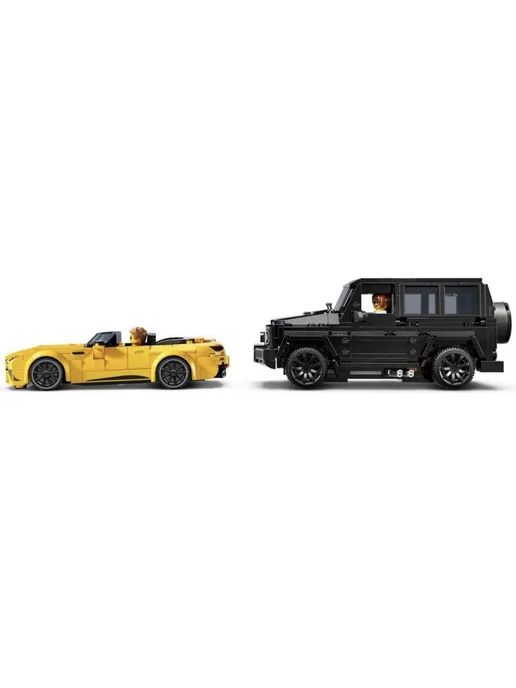 LEGO Конструктор Speed Champions Mercedes-AMG G 63 и SL 63, 76924, черный, фото 5