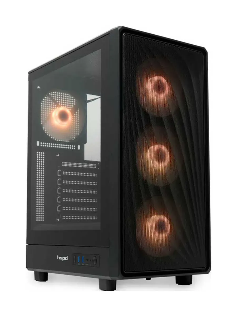 Компьютерный корпус M510 (M510-TGBK-ARGB)