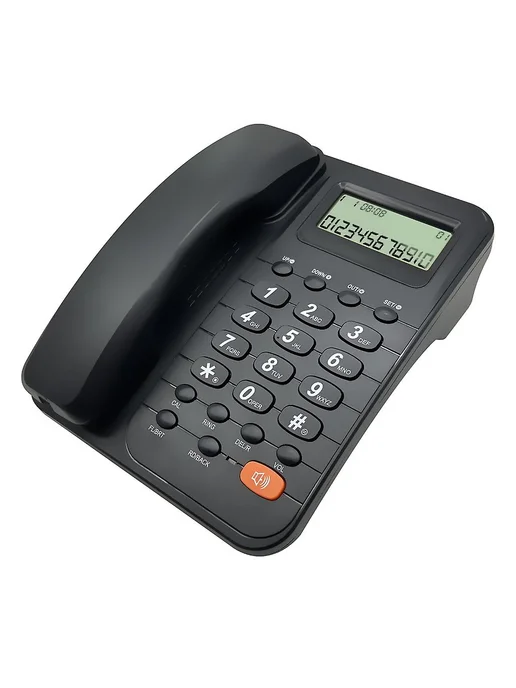Стационарный телефон T2029CID с CallerID Цв Белый, черный, фото 5