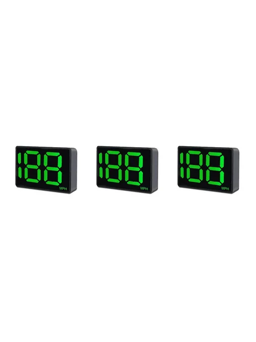 Цифровой спидометр для авто из ABS Цв MPH-USB 3Set, вариант, фото 2