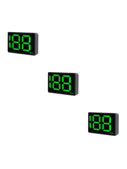 Цифровой спидометр для авто из ABS Цв MPH-USB 3Set, вариант, фото 4