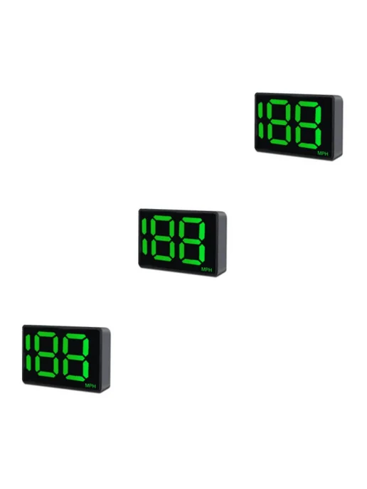 Цифровой спидометр для авто из ABS Цв MPH-USB 3Set, вариант, фото 5