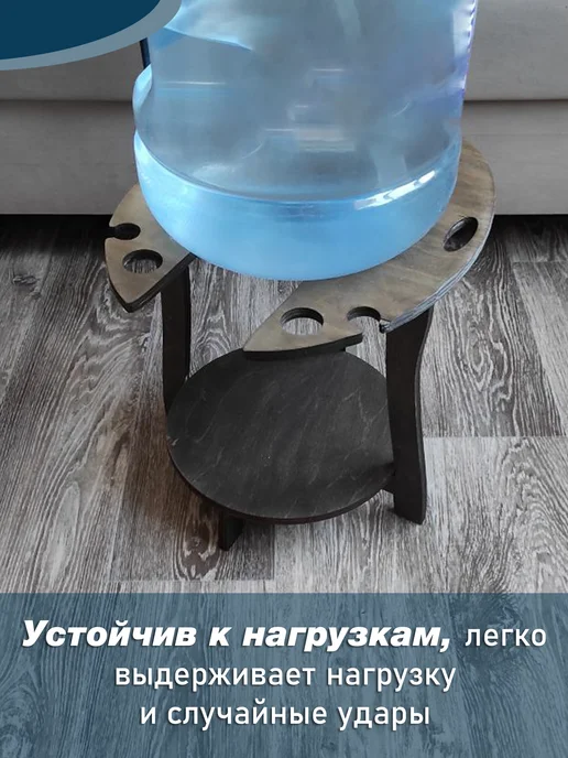 Wood Elements Столик для калья чая вина журнальный, серый, фото 4