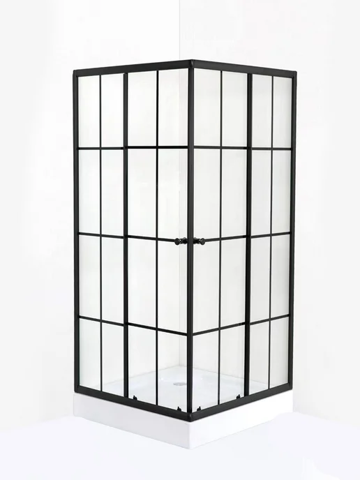 BAUEDGE Душевой уголок BAU Stil square 80х80х195, с поддоном, вариант, фото 4