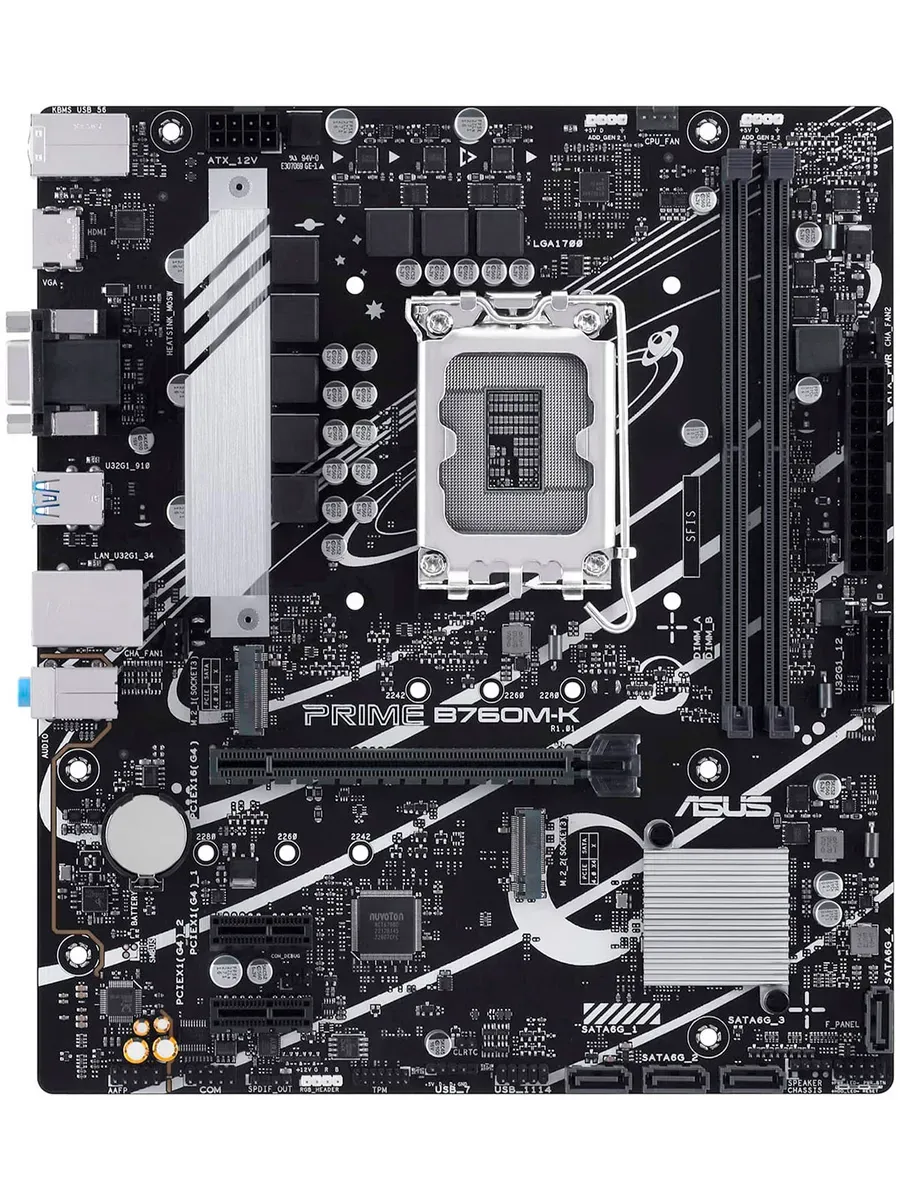 Материнская плата PRIME B760M-K (LGA1700 mATX) Asus 364993442 купить в интернет‑магазине Wildberries