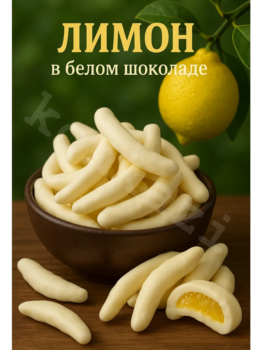 Лимон в белом шоколаде лимонные корочки