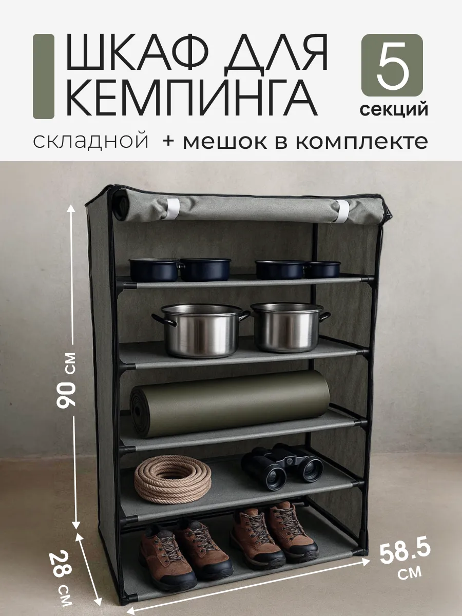 Кухня-шкаф для кемпинга