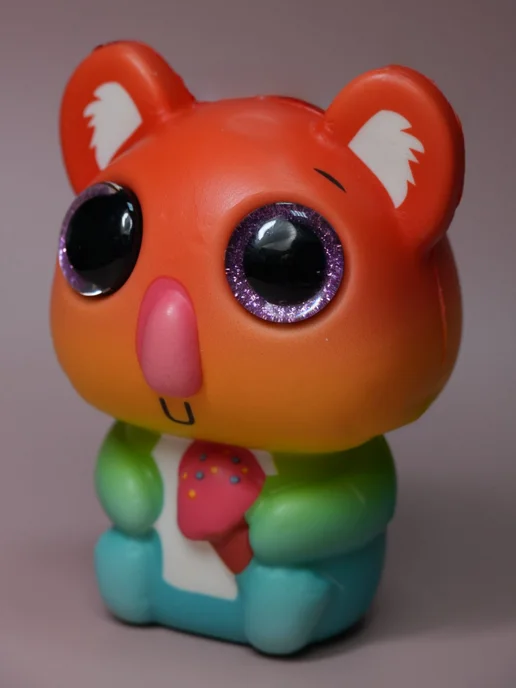 DECORICA TOYS Игрушка сквиш мягкая Коала большая, оранжевый, фото 4