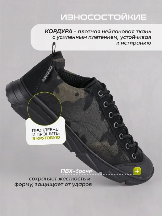 Берцы ГРОМ Ботинки тактические облегченные, черный, фото 3