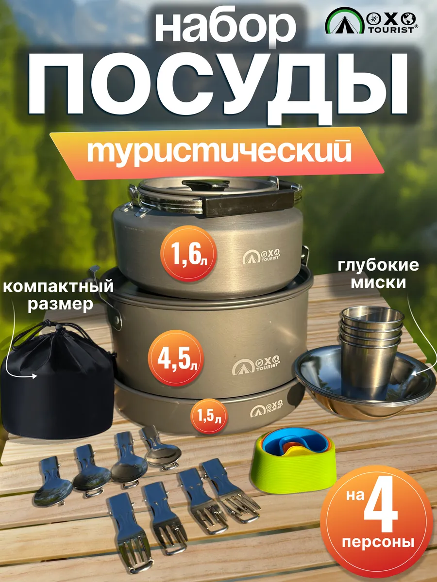 Набор туристической походной посуды