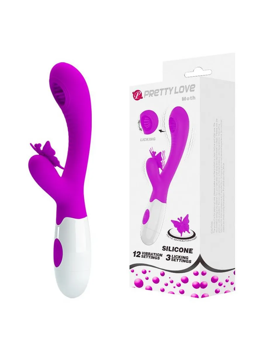 Стимулятор Клитора Love Rider Butterfly Bliss розовый в виде бабочки
